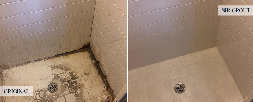 Shower Restored by Our Professional Tile and Grout Cleaners in Santa Barbara, CA