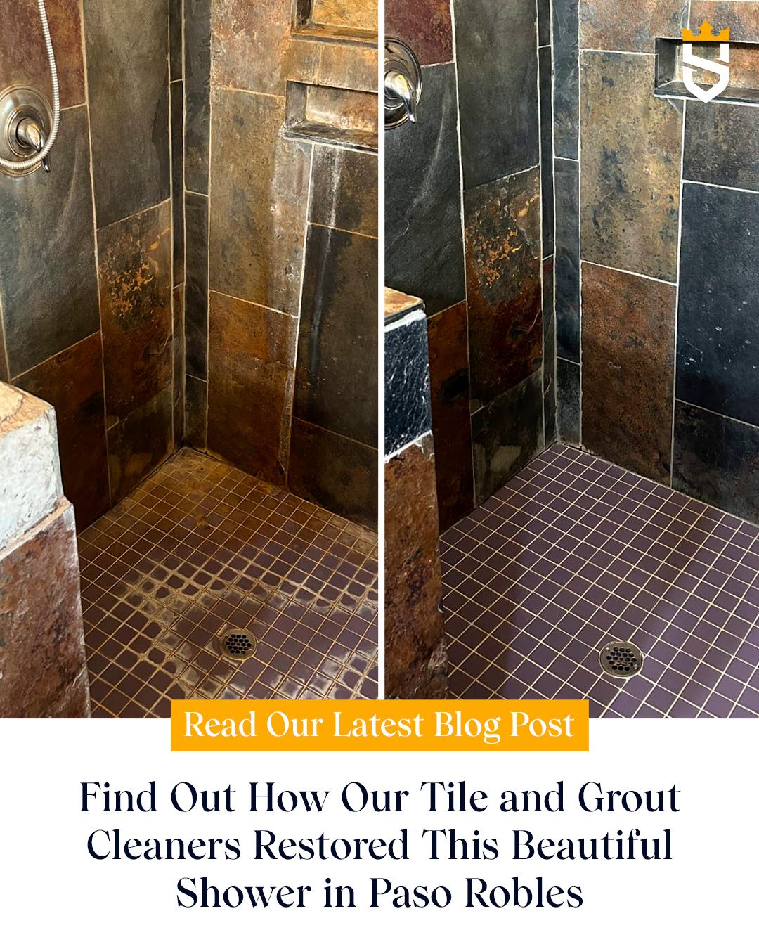 Find Out How Our Tile and Grout Cleaners Restored This Beautiful Shower in Paso Robles