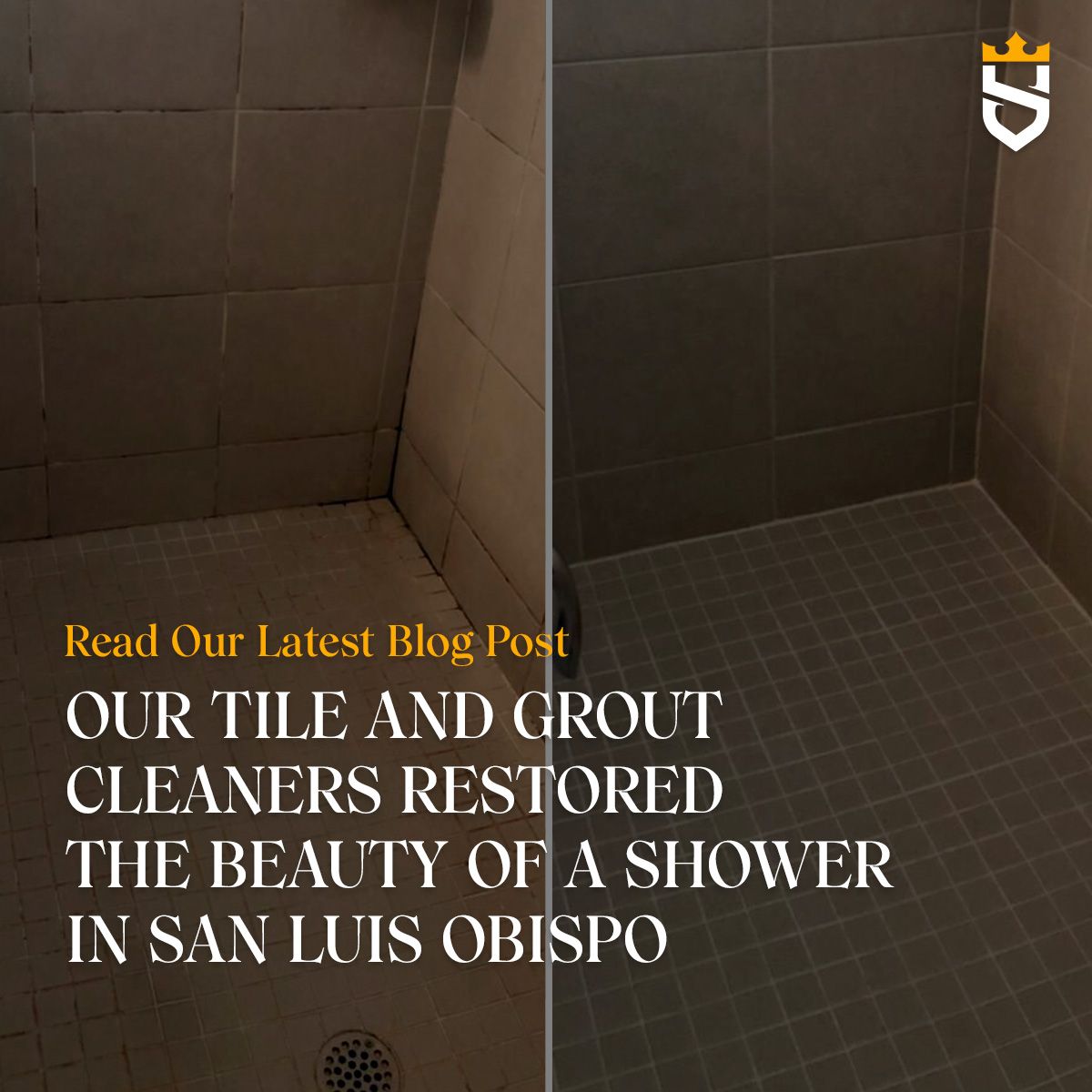 Our Tile And Grout Cleaners Restored the Beauty of a Shower in San Luis Obispo